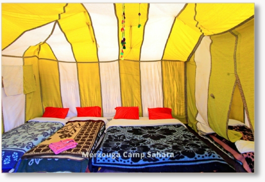 Standard Tent in Merzouga Camp Sahara