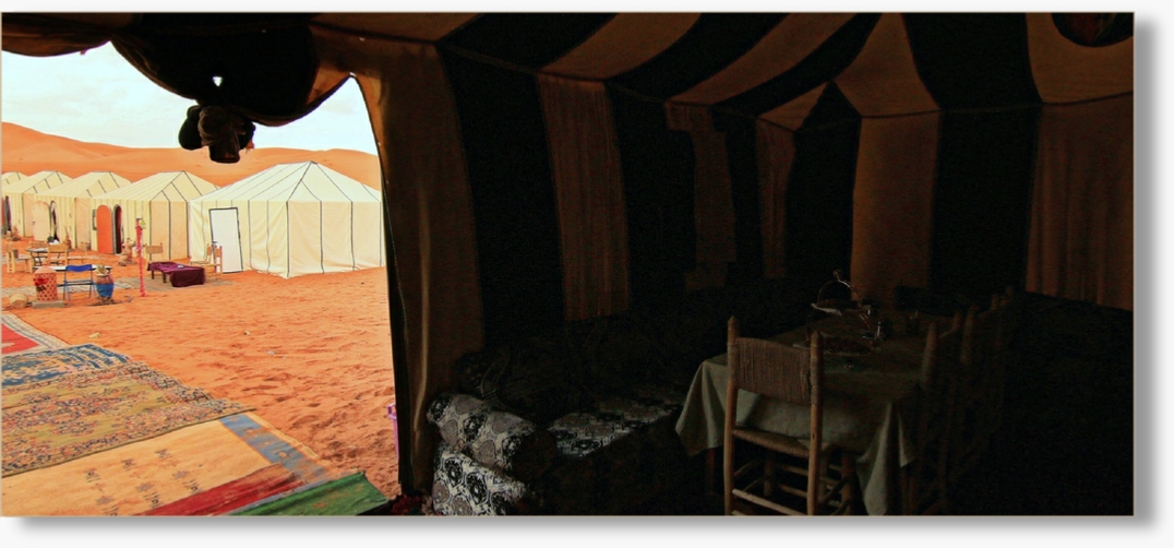 Restaurant in Merzouga Camp Sahara