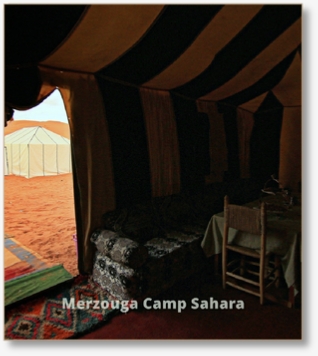 Restaurant in Merzouga Camp Sahara