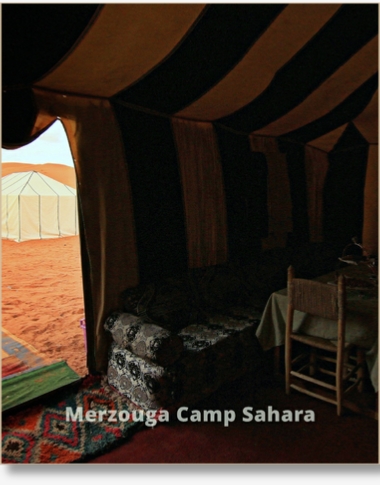 Restaurant in Merzouga Camp Sahara