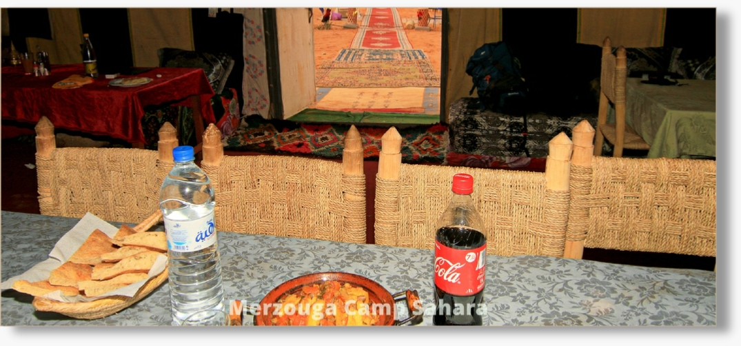 Restaurant in Merzouga Camp Sahara